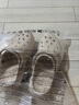 卡駱馳（CROCS）貝拉洞洞鞋厚底拖鞋|210062 冬日白-11S 36/37(220mm)  曬單實(shí)拍圖