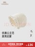 英氏（YEEHOO）【商場(chǎng)同款】嬰兒帽子春秋新款女寶遮陽(yáng)帽甜美花邊貼面帽純棉 梔子花42-48cm 44碼（建議頭圍42-44cm） 曬單實(shí)拍圖