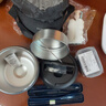 LUNTAYO不銹鋼保溫飯盒上班族便當盒雙層保溫便當盒大容量含保溫袋餐具 雙層1L深灰色含保溫袋餐具 曬單實(shí)拍圖