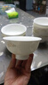錦秋堂景德鎮(zhèn)陶瓷骨瓷飯碗 高腳碗 不燙手家用米飯碗  單件散件結(jié)婚送禮 5英寸高腳飯碗 曬單實拍圖