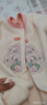 小三月嬰兒連體衣秋冬季寶寶加絨長(cháng)袖哈衣保暖一體絨爬服春秋家居外出服 AL109國風(fēng)加絨綠+粉 80碼，建議16-20斤 曬單實(shí)拍圖