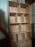 青雀臺【實(shí)木無(wú)漆、包安裝】落地書(shū)架書(shū)柜層架客廳置物架儲物收納架 C款【長(cháng)80、柜門(mén)款】 曬單實(shí)拍圖