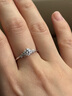 慕璨（OWN SHINE）【七夕禮物】柏林情書鉑金戒指60分培育鉆結(jié)婚求婚戒指送女友禮物 【主石0.5ct±0.05】 13號 曬單實拍圖