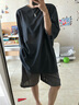 KEIGAN/開(kāi)間澳洲Super120s可水洗精紡羊毛簡(jiǎn)約輕透上衣開(kāi)衩半裙 老錢(qián)花灰(上衣) M 36 曬單實(shí)拍圖