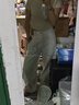 森馬（Semir）牛仔褲女冬季分割抓毛拖地褲2025酷颯風(fēng)顯腿長(cháng)彎刀褲109725124008 曬單實(shí)拍圖