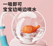 comobebe兒童保溫杯大容量鯨魚(yú)噴水杯上學(xué)專(zhuān)用吸管杯316不銹鋼趣味水杯 曬單實(shí)拍圖