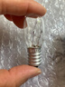 E14螺口小燈泡220V230V240V冰箱油煙機(jī)燈泡臺(tái)燈水晶鹽燈5W10W15W 230/240V15W E14 其它 曬單實(shí)拍圖
