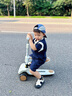 永久兒童滑板車(chē)1-12歲寶寶可坐滑滑車(chē)男女孩可折疊三輪加寬更穩更安全 曬單實(shí)拍圖