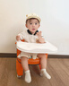 圖涂丫嬰兒帽子秋冬男寶寶鴨舌帽春秋季新生兒0-1-2歲嬰幼兒遮陽帽秋天 斑點(diǎn)萌寶-奶油米 46碼：帽圍（42-46cm）建議6-12個(gè)月 曬單實(shí)拍圖