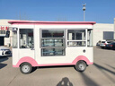 移動(dòng)餐車(chē)多功能小吃車(chē)電動(dòng)四輪早餐車(chē)咖啡奶茶車(chē)快餐車(chē)擺攤車(chē) 紅色 曬單實(shí)拍圖