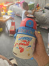 杯具熊（BEDDYBEAR）兒童保溫杯吸管水杯手柄背帶兩用學飲杯幼兒園學生杯子400ml樂迪 曬單實拍圖