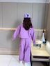 G.DUCKKIDS女童套裝春秋2025新款韓版洋氣兒童裝時(shí)髦休閑春裝女孩工裝兩件套 外套+褲子【兩件套】 120 cm 曬單實(shí)拍圖