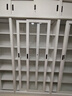 億美柚家用書柜儲物柜一體靠墻輕奢書架客廳書房推拉門帶鎖鋼制收納柜 黑白色鑰匙鎖【80*38*180】 送貨上門-自行安裝 曬單實拍圖