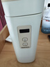 大宇（DAEWOO）【無(wú)縫內(nèi)膽】便攜式燒水壺 316不銹鋼 旅行電熱水壺加熱水杯 杯壺嬰兒恒溫 450ml 旅游保溫杯D9 曬單實(shí)拍圖
