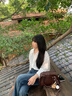 CinvaiKrose【趙昭儀同款】包包女包2025新款手提保齡球包單肩斜挎包生日禮物 咖啡色【送女友老婆女生禮物走心】 曬單實拍圖