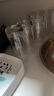 京東京造 玻璃杯 厚底直身茶水分離泡茶咖啡杯家居分享350ml六只裝 曬單實拍圖