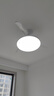 歐普（OPPLE）風(fēng)扇燈吊扇燈24瓦LED照明低噪音餐廳臥室吊燈燈具包安裝 冰風(fēng)白 曬單實(shí)拍圖