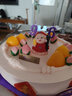 元祖 奶油生日蛋糕同城配送 祝壽蛋糕 預定訂做 新鮮 壽桃 動(dòng)物奶油 蟠桃祝壽 10號（6-9人食用） 曬單實(shí)拍圖