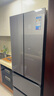 美的（Midea）327L法式多門(mén)雙變頻恒溫養鮮風(fēng)冷三區獨立循環(huán)大容量超薄玻璃門(mén)國家補貼冰箱BCD-327WFGPM榭湖銀 曬單實(shí)拍圖