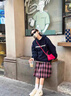 若盼藏青色連帽運動衫衛(wèi)衣女早春2025新款薄外套秋冬加絨加厚慵懶上衣 藏青色薄款 有帽帶款 L 建議105-125斤 曬單實拍圖