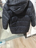 李寧兒童羽絨服男童女中大童2025秋冬款防潑水中長(cháng)款保暖連帽外套 黑色 中長(cháng)款 160 曬單實(shí)拍圖