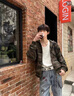 OEMG  美式復(fù)古迷彩連帽衛(wèi)衣外套男士秋季新款潮寬松休閑情侶開衫上衣 迷彩色 XL [建議110-130斤] 曬單實拍圖