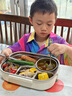 雙槍（Suncha）鈦健康不銹鋼飯盒學(xué)生上班族可微波爐餐盒比316好1.5L配保溫袋 曬單實(shí)拍圖