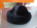 幕加格帽子女冬季韓版保暖整貂時(shí)尚冬天貂毛狐貍毛風(fēng)雪公主帽5153 黑色 M(55-57) 曬單實(shí)拍圖