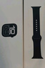 Apple/蘋果 Watch Series 10 智能手表GPS款42毫米亮黑色鋁金屬表殼黑色運(yùn)動(dòng)型表帶M/L MX1P3CH/B 曬單實(shí)拍圖