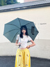 左都（ZUODU）全自動(dòng)雨傘加大加厚結(jié)實(shí)抗風(fēng)雙骨反向男士學(xué)生折疊傘車(chē)載防暴雨傘 【晨霧綠】13cm巨無(wú)霸綁帶+280T防暴雨傘布 曬單實(shí)拍圖