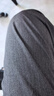 柒牌男士休閑褲春夏25商務(wù)百搭直筒梭織長褲子高端系列【含莫代爾】 中灰 32 曬單實拍圖