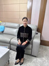 恰凡（QIAFAN）媽媽秋裝外套2025新款新中式套裝中老年女春秋大碼唐裝上衣兩件套 黑色 XL 曬單實拍圖