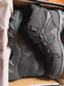 軍工勞保鞋春秋季男靴新款防砸防刺穿防水鋼頭耐磨安全防護鞋男鞋 黑色 【耐磨抗造】防砸防刺 41 曬單實(shí)拍圖