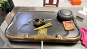 茶盤(pán)實(shí)木長(cháng)方形茶臺家用整塊簡(jiǎn)約一體茶海排水功夫茶具套裝小型 新款小號雙龍紫檀紋65x38x6cm 曬單實(shí)拍圖