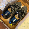 斯凱奇（Skechers）男鞋秋冬2025新款休閑運動(dòng)鞋輕便軟底網(wǎng)面鞋黑武士跑步鞋男 炭灰色/藍色-CCBL 43 曬單實(shí)拍圖