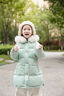巴拉巴拉balaOne兒童羽絨服女童戶(hù)外防護加厚保暖冬中長(cháng)款2025新 粉綠40368-白鴨絨 130 曬單實(shí)拍圖