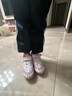 里奇.喬丹   RICKY JORDAN兒童足球鞋女孩碎釘專用鞋2025新款夏季中小學(xué)生專業(yè)比賽訓(xùn)練球鞋 白粉(碎釘)【升級款】 34 曬單實(shí)拍圖