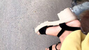 OPRK涼鞋女夏季新款厚底防滑軟底舒適百搭松糕一字式扣帶女士休閑涼鞋 NM-Z637黑色 37 曬單實(shí)拍圖