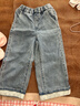 巴拉巴拉balaOne童裝女童長(cháng)褲兒童褲子2025秋裝牛仔褲直筒褲208325108003 曬單實(shí)拍圖