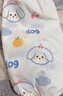 LZJV兒童袖套防水透氣寶寶手袖學(xué)生套袖男童女童純色畫(huà)畫(huà)護袖防油污白色小狗（長(cháng)約20cm） 曬單實(shí)拍圖