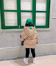 G.DUCKKIDS女童棉服冬季2025新款加厚洋氣女寶寶棉襖冬裝羽絨棉衣小女孩外套 咖色 110 曬單實(shí)拍圖
