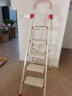 奧鵬梯子家用五步折疊梯加厚鋁合金室內戶(hù)外登高爬梯人字梯工程梯 曬單實(shí)拍圖