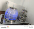 FUNORK全自動(dòng)上水電熱水壺電茶壺泡茶專(zhuān)用燒水器茶臺燒水壺一體機茶桌茶幾嵌入式茶具 蒸茶款不銹鋼色（37x20cm） 曬單實(shí)拍圖