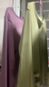 徽昂瑜伽服女運動(dòng)服長(cháng)袖t恤緊身速干衣健身服上衣V領(lǐng)褶皺收腰豆綠L 曬單實(shí)拍圖