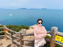 MITHAOL KUSC空調房保暖披肩清新蝴蝶圍巾女秋冬女送老婆生日禮物粉色【禮盒裝】 曬單實(shí)拍圖