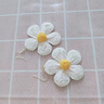QBILY 耳環(huán)【4對裝】多巴胺編織花朵耳環(huán)女度假風(fēng)小眾高級感耳飾配飾 多巴胺耳環(huán)【4對裝】 曬單實拍圖
