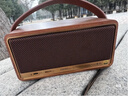 漫步者（EDIFIER）M285復(fù)古便攜藍(lán)牙音箱 藍(lán)牙5.4 手提音箱 家庭戶外音箱 長續(xù)航 木紋色 高保真 防水 禮物 曬單實(shí)拍圖