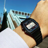 卡西歐（CASIO）小方塊簡(jiǎn)約復古防水電子學(xué)生表男女手表情人節禮物 F-91W-1 曬單實(shí)拍圖