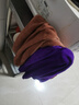 天氣不錯抹布洗車(chē)毛巾擦玻璃家政打掃衛生保潔家務(wù)清潔藍紫咖3條30*70 曬單實(shí)拍圖