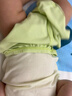 童泰夏季5月-4歲嬰兒男女寶寶短袖套裝TS31J422 綠色 90cm 曬單實拍圖